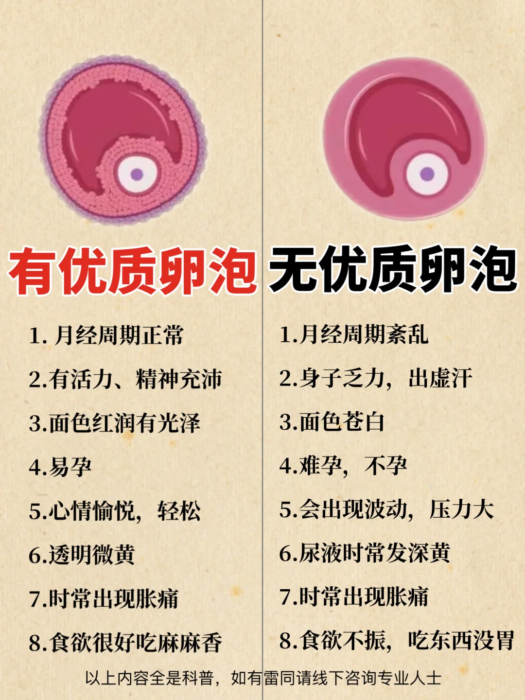 优势卵泡🆚劣质卵泡，自测+改善指南,代孕最正规机构，代孕供卵