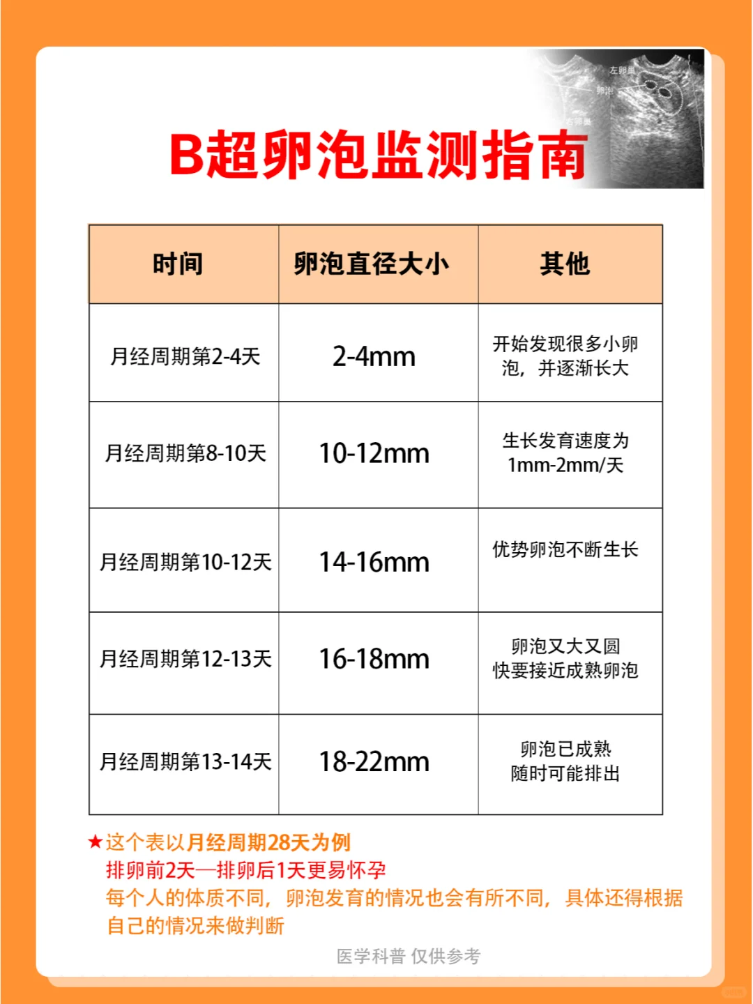 手把手教你看懂B超卵泡监测报告单!!,代孕排行榜
